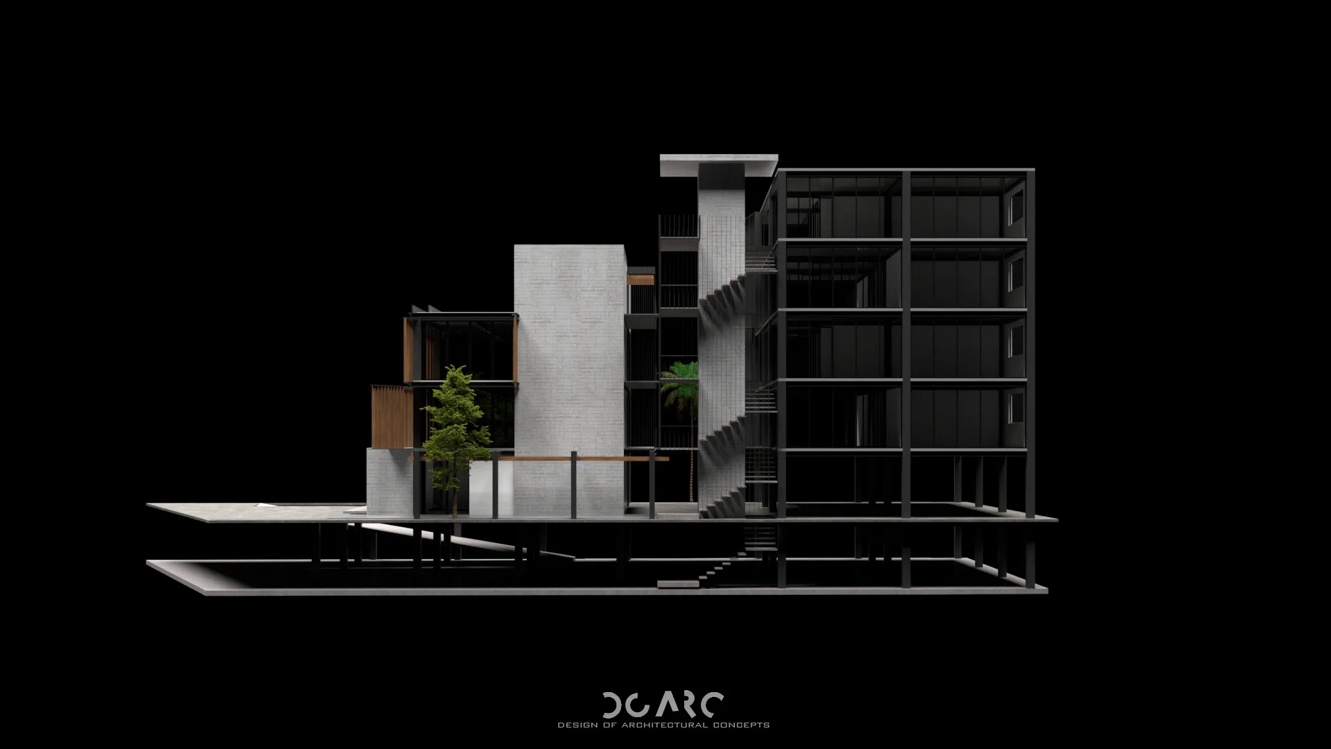 Oficinas Cuauhtémoc, vista de galería